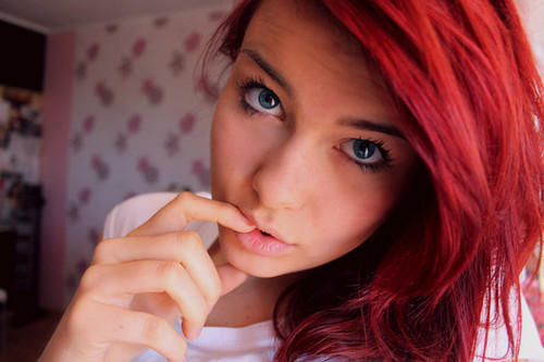 red hair